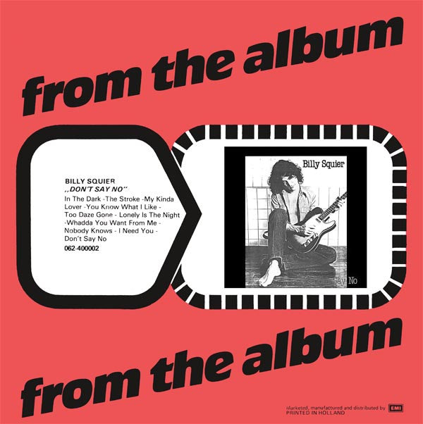 Billy Squier : The Stroke (7",45 RPM,Single)