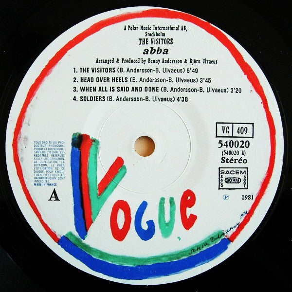 ABBA : The Visitors (LP,Album)