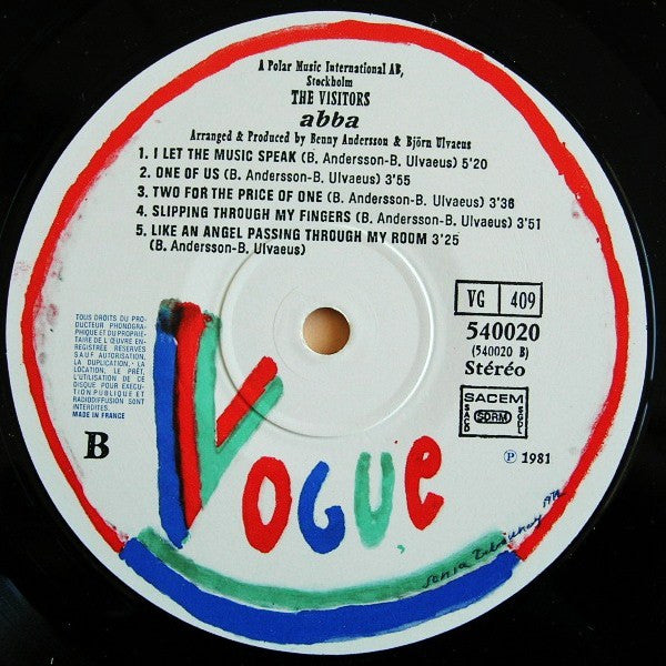ABBA : The Visitors (LP,Album)