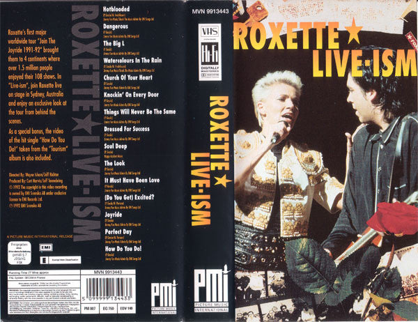 Roxette : Live-Ism (Stereo,NTSC,SECAM)