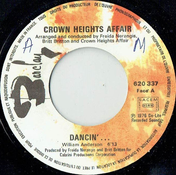 Crown Heights Affair : Dancin' (7",45 RPM,Single)
