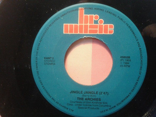 Archies, The : Sugar, Sugar / Jingle Jangle (7",Reissue)