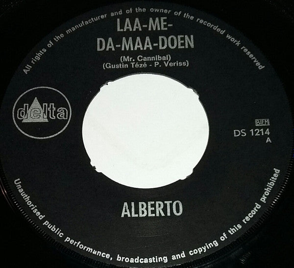 Alberto Gemerts : Laa-me-da-maa-doen (7",45 RPM)