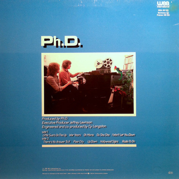 Ph.D. : Ph.D. (LP,Album)