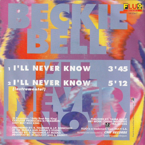 Beckie Bell : I'll Never Know (7",45 RPM,Single)