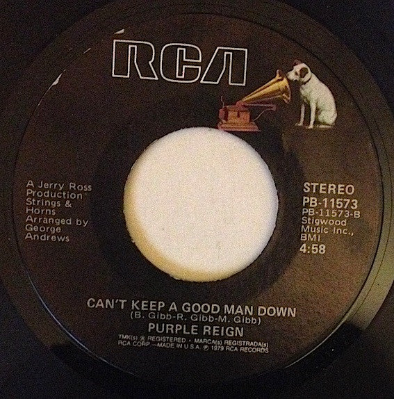 Purple Reign : You Gave Me Somebody To Love / Can't Keep A Good Man Down (7",45 RPM,Single)