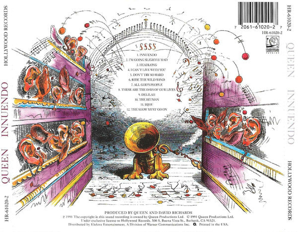 Queen : Innuendo (Album,Stereo)
