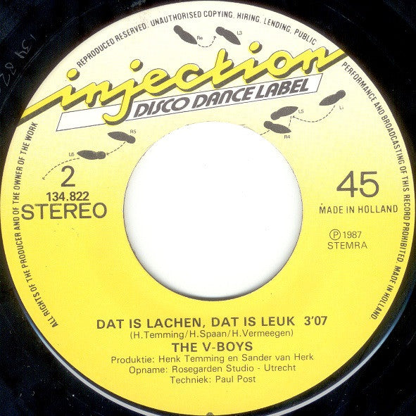 V-Boys, The : Koud Hè (7",Single,45 RPM)