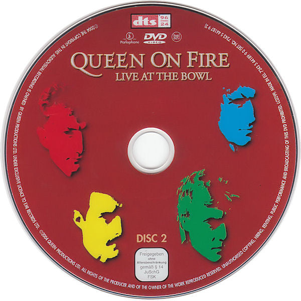 Queen : Queen On Fire (Live At The Bowl) (DVD-Video,Multichannel,PAL)