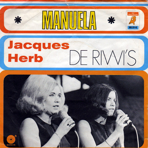 Jacques Herb : Manuela (7",45 RPM,Single,Stereo,Mono)