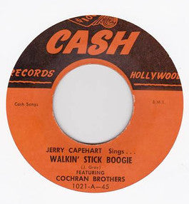 Jerry Capehart Featuring Cochran Brothers, The : Rollin' / Walkin' Stick Boogie (7",45 RPM,Single,Mono)