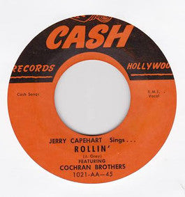 Jerry Capehart Featuring Cochran Brothers, The : Rollin' / Walkin' Stick Boogie (7",45 RPM,Single,Mono)