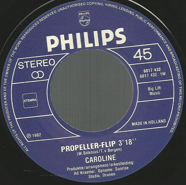 Caroline (26) : Propeller Flip (7",45 RPM,Single)