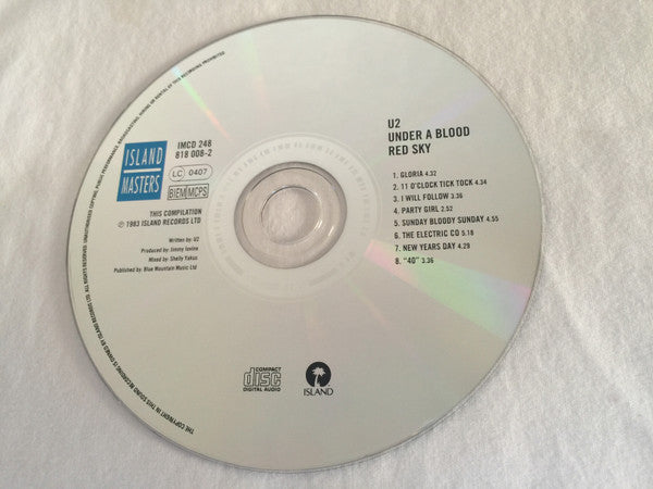 U2 : Live / Under A Blood Red Sky (Album,Reissue,Repress)