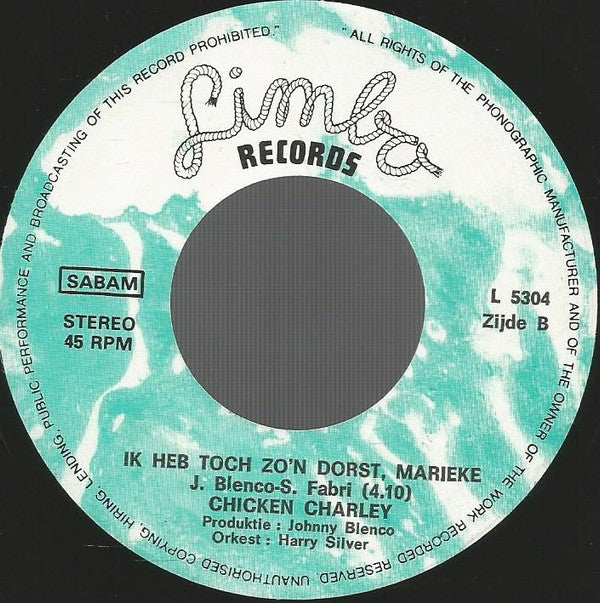Chicken Charley : De Kippen-Square (Kuukelekuu... Zei De Haan..) (7",45 RPM,Single)