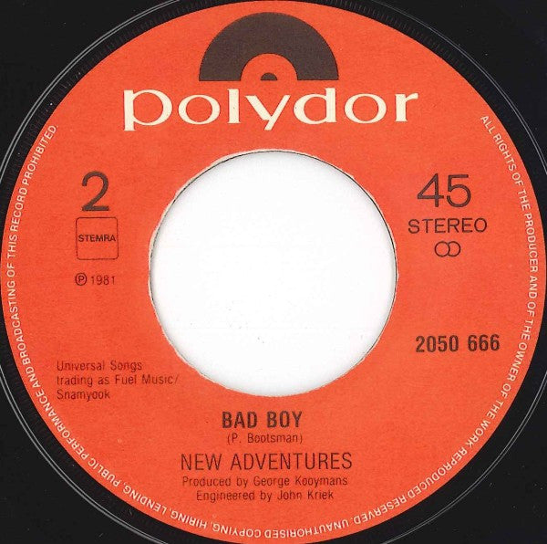 New Adventures : Midnight Magic Maniac (7",45 RPM,Single)