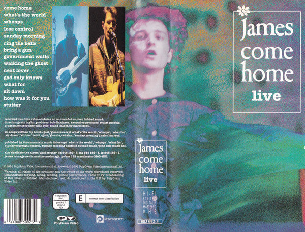 James : Come Home Live (PAL)