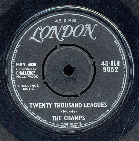 Champs, The : Too Much Tequila (7",45 RPM,Single)