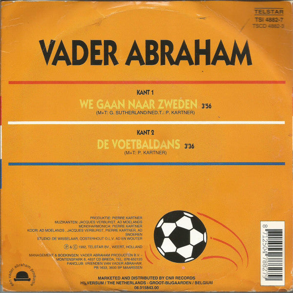 Vader Abraham : We Gaan Naar Zweden (7",45 RPM,Single)