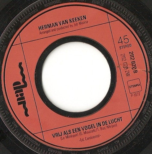 Herman Van Keeken : Kom Maar Dicht Bij Mij (7",45 RPM,Single)