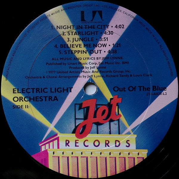 Electric Light Orchestra : Out Of The Blue (LP,Album)