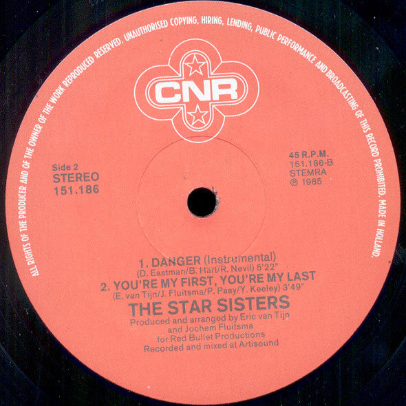 Star Sisters, The : Danger (12",Maxi-Single,45 RPM)