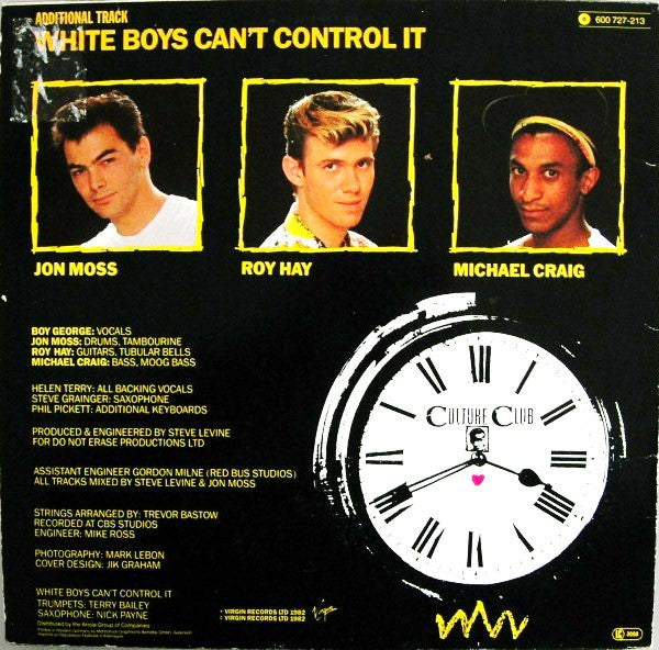 Culture Club : Time (Clock Of The Heart) (12",45 RPM,Single)