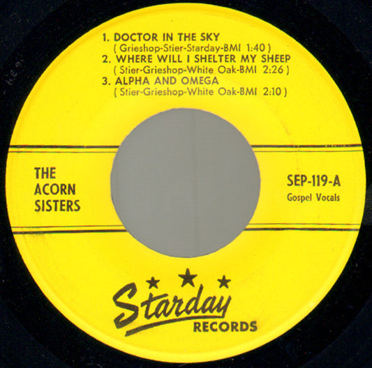 The Acorn Sisters : Doctor In The Sky (7", EP)