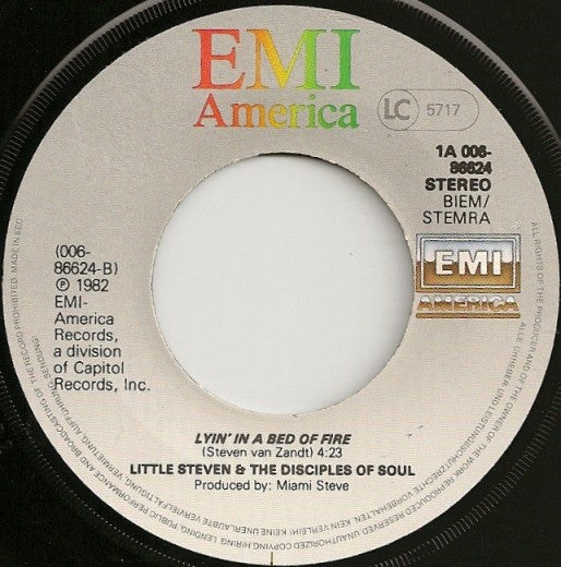 Little Steven And The Disciples Of Soul : Forever (7",45 RPM,Single,Stereo)