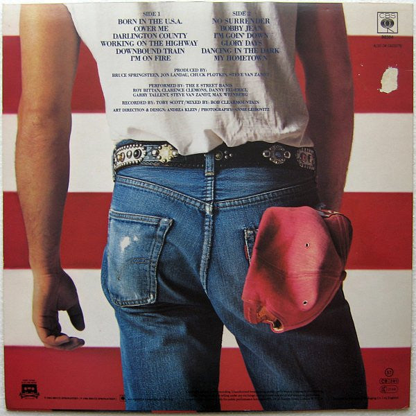 Bruce Springsteen : Born In The U.S.A. (LP,Album,Reissue,Stereo)