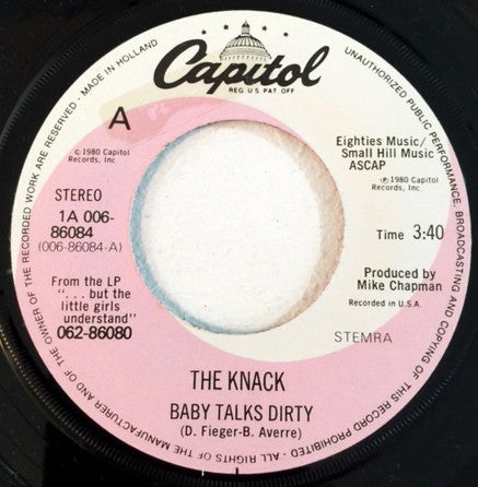 Knack (3), The : Baby Talks Dirty (7",Single)