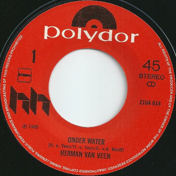 Herman van Veen : Onder Water (7",Single)