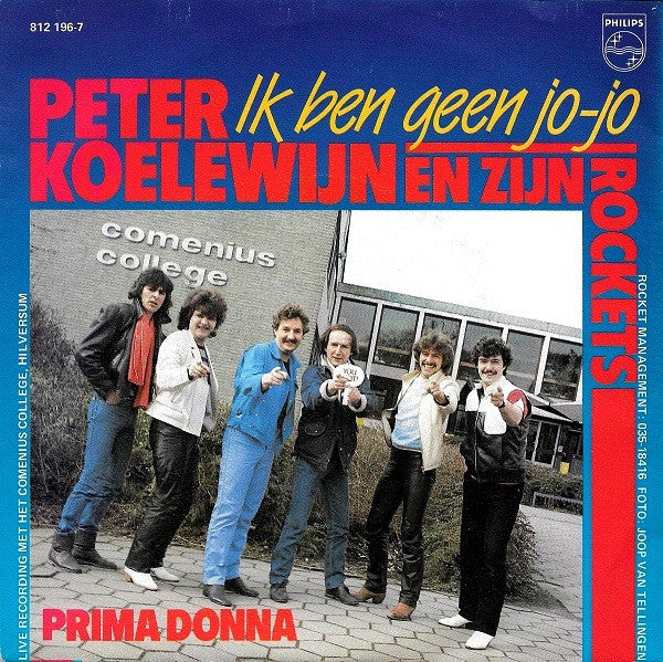 Peter Koelewijn & Zijn Rockets : Ik Ben Geen Jo-Jo (7",Single)