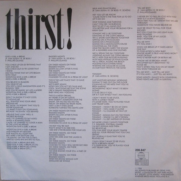 Dolly Dots : Thirst! (LP,Album)