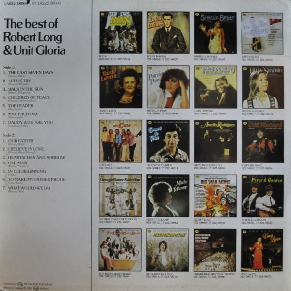 Robert Long & Unit Gloria : The Best Of Robert Long & Unit Gloria (LP,Compilation)