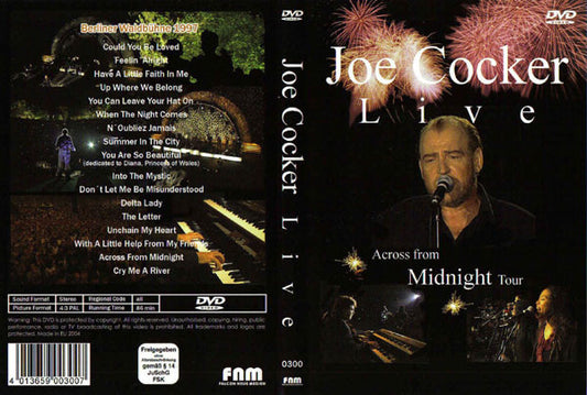 Joe Cocker : Live / Across From Midnight Tour (DVD-Video,PAL)