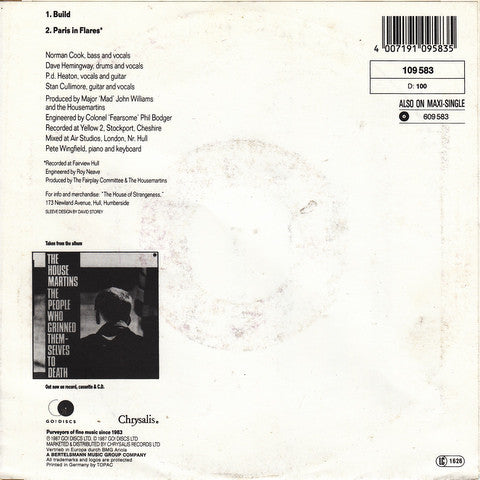 Housemartins, The : Build (7",45 RPM,Single,Stereo)