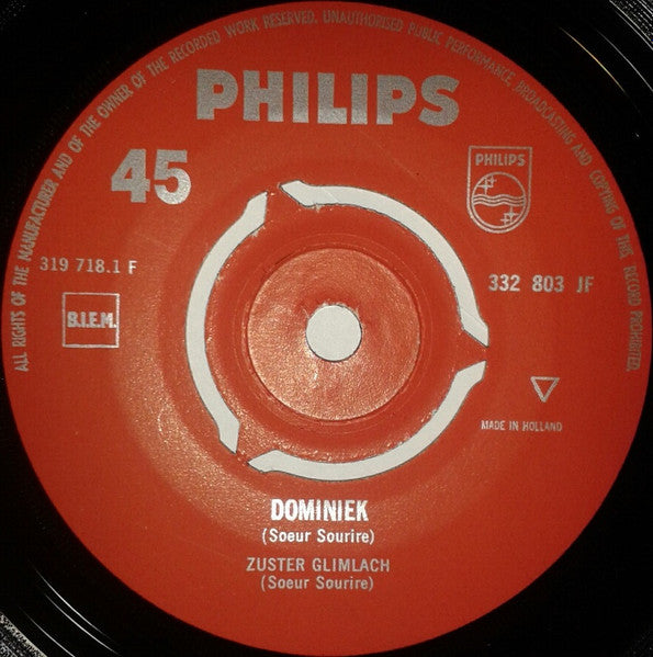 Soeur Sourire = Soeur Sourire : Dominiek = Dominique (7",45 RPM)