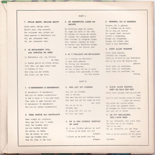 Kinderkoor Jacob Hamel : Zingen Bij De Kerstboom (7",45 RPM,Single)