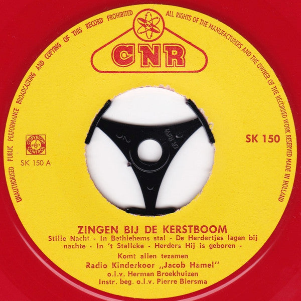 Kinderkoor Jacob Hamel : Zingen Bij De Kerstboom (7",45 RPM,Single)
