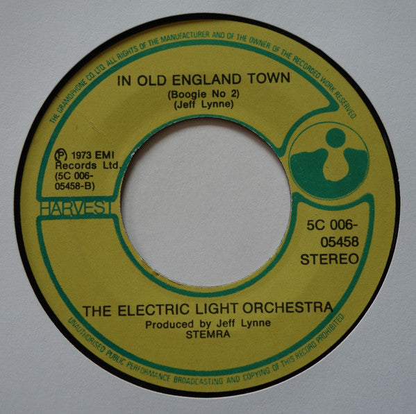 Electric Light Orchestra : Showdown / In Old England Town (Boogie No2) (7",45 RPM,Single)