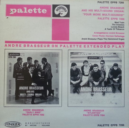 André Brasseur And His Multi-Sound Organ* : Four More Multi-Sounds! (7", EP)