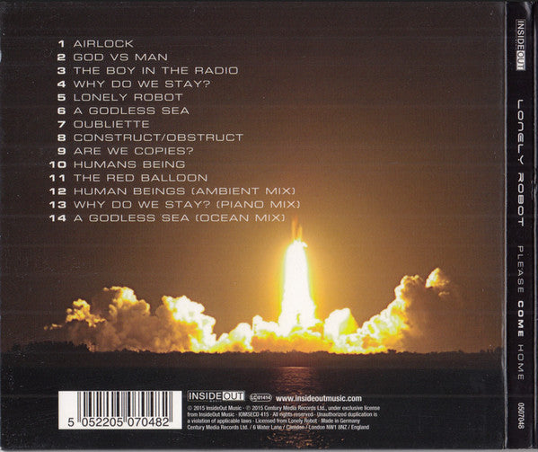 Lonely Robot : Please Come Home (Album,Special Edition)