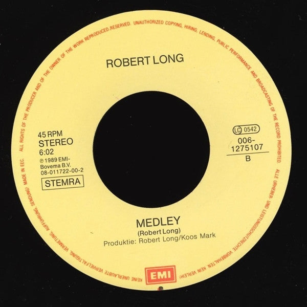 Robert Long : Krullentijd (7",45 RPM,Single)