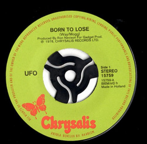 UFO (5) : Born To Lose (7",45 RPM,Single)