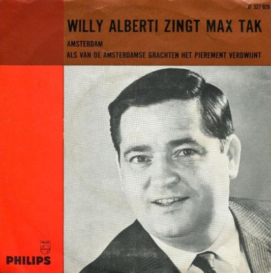 Willy Alberti : Willy Alberti Zingt Max Tak (7",45 RPM,Single,Mono)