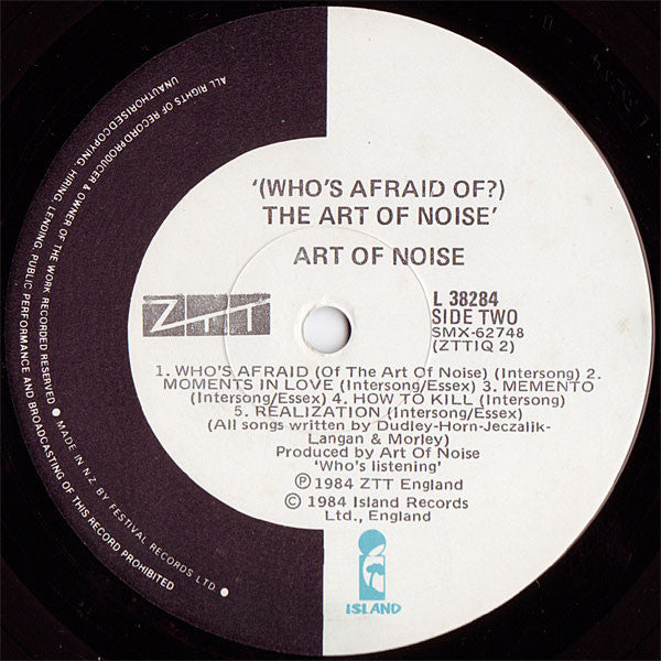 Art Of Noise, The : (Who's Afraid Of?) The Art Of Noise (LP,Album)