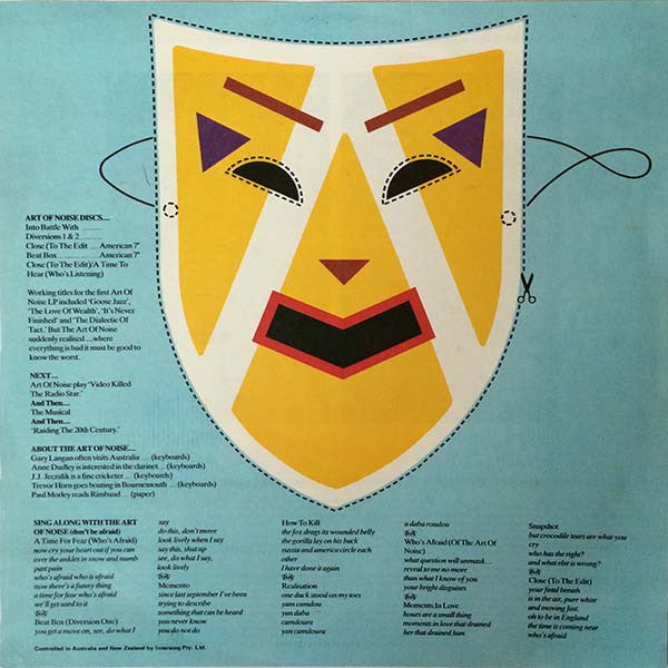 Art Of Noise, The : (Who's Afraid Of?) The Art Of Noise (LP,Album)