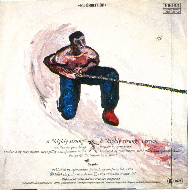 Spandau Ballet : Highly Strung (7",Single,Stereo)