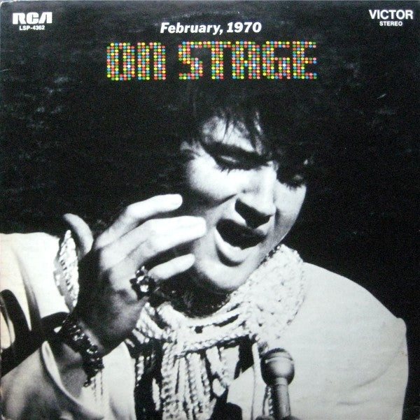 Elvis Presley : On Stage - February, 1970 (LP,Album,Reissue,Stereo)